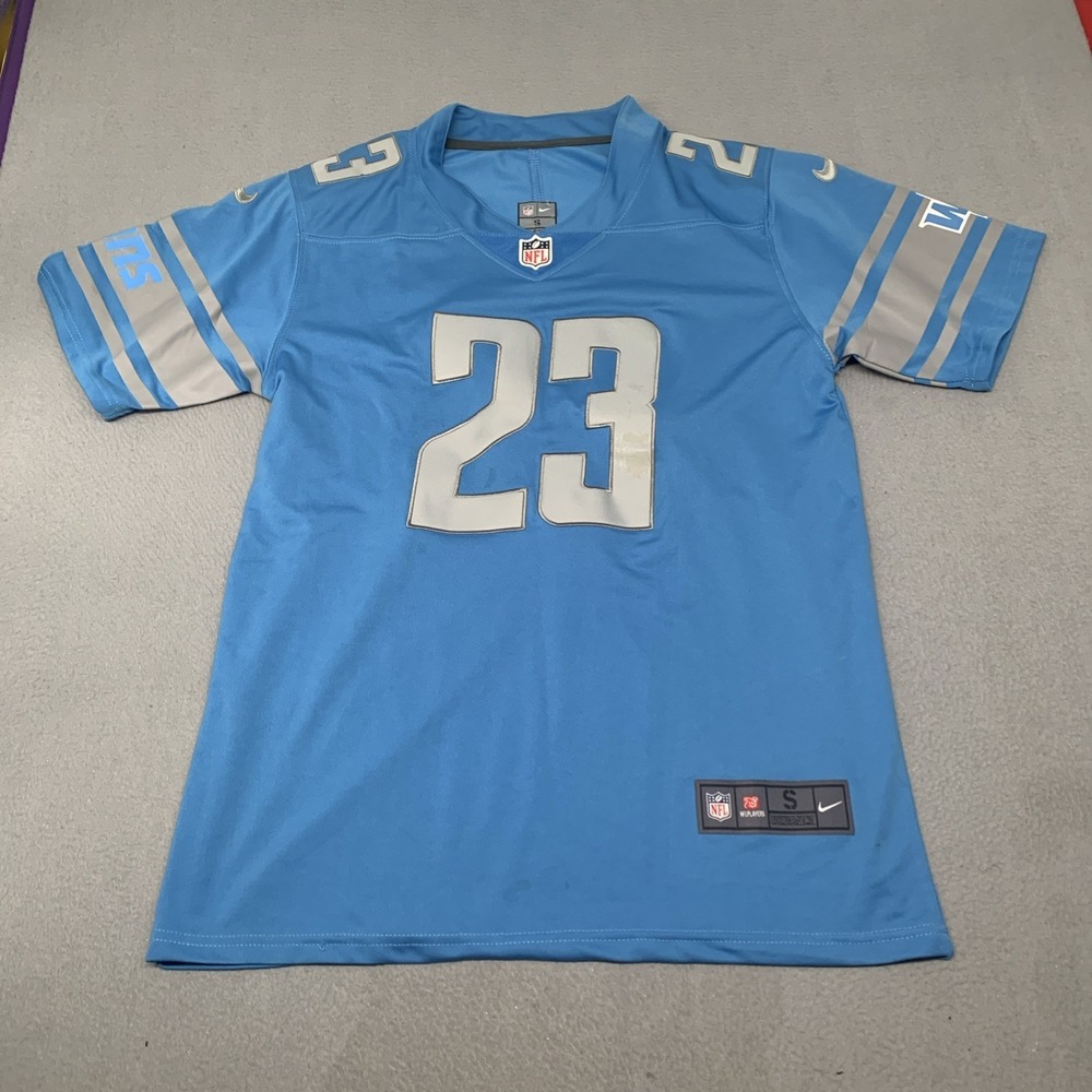 Nike Detroit Lions Darius Slay Jr #23‎ WCF Patch Blue Football Jersey Size Small